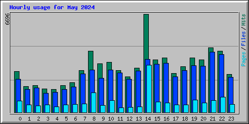 Hourly usage for May 2024